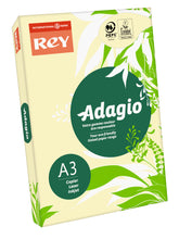 Rey Adagio Paper A3 80gsm Canary Yellow (Ream 500) RYADA080X443